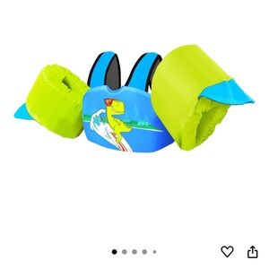 Kids Dinosaur Swim Vest - Arm bands